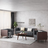 Contemporary Tufted 5 Seater Living Room Set - NH188413