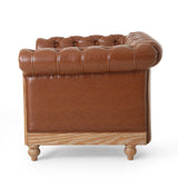 Tufted Club Chair with Nailhead Trim - NH883413
