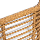 Outdoor Wicker Club Chair with Water Resistant Cushion, Set of 2, Light Brown and White - NH300513