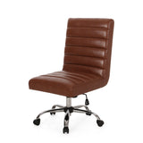 Contemporary Channel Stitch Swivel Office Chair - NH109313