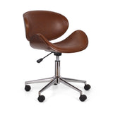 Mid-Century Modern Upholstered Swivel Office Chair - NH751413