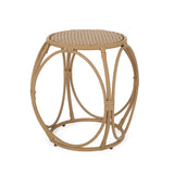 Coston Outdoor Wicker Side Table