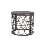 Colmar Outdoor Wicker Side Table