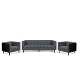 Contemporary Tufted 5 Seater Living Room Set - NH188413