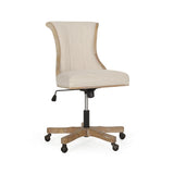 Contemporary Upholstered Roll Back Swivel Office Chair - NH053513