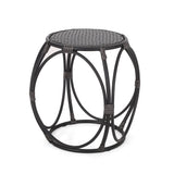 Coston Outdoor Wicker Side Table