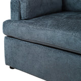 Oversized Lounge Chair w/ T-Shaped Cushion, Angled Armrests & Plush Armrest Pillows