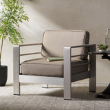 Khaki Outdoor Club Chair - NH563992