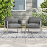 Cairna Outdoor Patio Club Chairs with Cushions