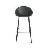 Shinnia Indoor & Outdoor Polypropelene Plastic Gable Barstool, Set of 2