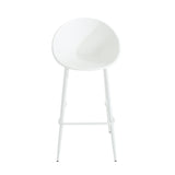 Shinnia Indoor & Outdoor Polypropelene Plastic Gable Barstool, Set of 2