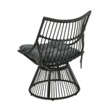 Springe Wicker Outdoor Lounge Chair with Cushions