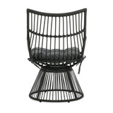 Springe Wicker Outdoor Lounge Chair with Cushions