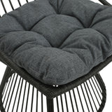 Springe Wicker Outdoor Lounge Chair with Cushions