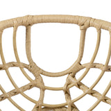 Redemond Outdoor PE Rattan Shelll Chair with Cushions