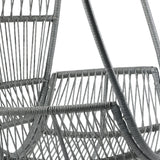 Lianie Outdoor Swivel Lounge Chair, Light Gray