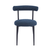 Indoor Luxury Fabric Upholstered Dining Chairs, Set of 2