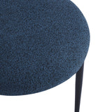 Indoor Luxury Fabric Upholstered Dining Chairs, Set of 2