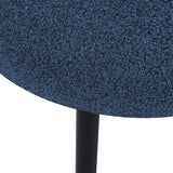 Indoor Luxury Fabric Upholstered Dining Chairs, Set of 2