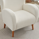 Modern Luxury Wingback Accent Arm Club Chair Single Sofa
