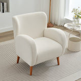 Modern Luxury Wingback Accent Arm Club Chair Single Sofa