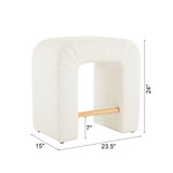 Set of 2 Modern Inverted U-Shape Bar Stools