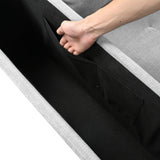 3-Seater Convertible Sofa Bed with One-Click Mechanism & Storage Compartment