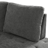 3-Seater Convertible Sofa Bed with One-Click Mechanism & Storage Compartment
