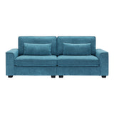 Modern Upholstered Loveseat Sofa with Plush Cushions