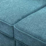 Modern Upholstered Loveseat Sofa with Plush Cushions