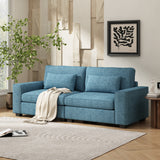 Modern Upholstered Loveseat Sofa with Plush Cushions