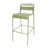 Elowen Outdoor Patio Bar Stools, Iron, Set of 2