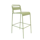 Elowen Outdoor Patio Bar Stools, Iron, Set of 2