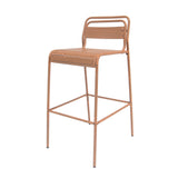 Elowen Outdoor Patio Bar Stools, Iron, Set of 2