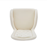 Set of 2 Velvet Counter Stools Tufted Bar Chairs Gold Frame