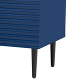35 in. H Modern 2 Door Storage Cabinet, Adjustable Shelves