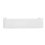 Modern Wood Rectangle Console Table, White