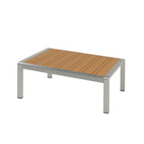 Aldere Aluminum Outdoor Patio Coffee Table