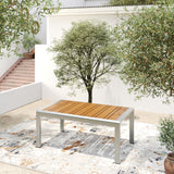 Aldere Aluminum Outdoor Patio Coffee Table