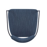 Mid-Century Fabric Dining Chair with Tapered Legs & Pocket Spring Seat
