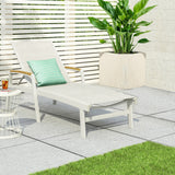 Halload Outdoor Modern Gray Mesh Chaise Lounge