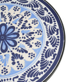 Outdoor Patio Round Side Table, Ceramic Tile