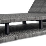 Sancty Outdoor PE Rattan Chaise Lounge