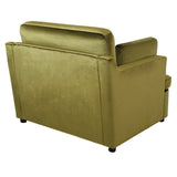 Oversized Lounge Chair w/ T-Shaped Cushion, Angled Armrests & Plush Armrest Pillows