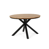 5Pcs Outdoor Patio Dining Set, Rope Weave Chairs & Metal Frame Table