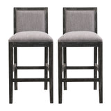 Set of 2 Mid-Century Modern Counter Stools
