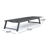 Outdoor Chaise Lounge with Finished Aluminum Frame - NH163303