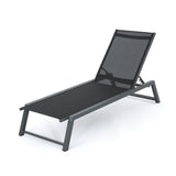 Outdoor Chaise Lounge with Finished Aluminum Frame - NH163303