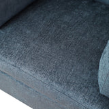 Oversized Lounge Chair w/ T-Shaped Cushion, Angled Armrests & Plush Armrest Pillows