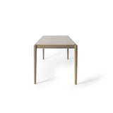 Acacia Wood 6 Seater Dining Table, Light Ash